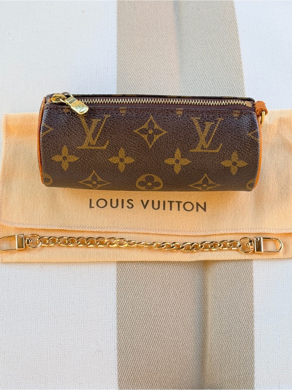 Louis Vuitton Baby Papillon 15 canvas and patina on Vachetta beautiful READ LIST